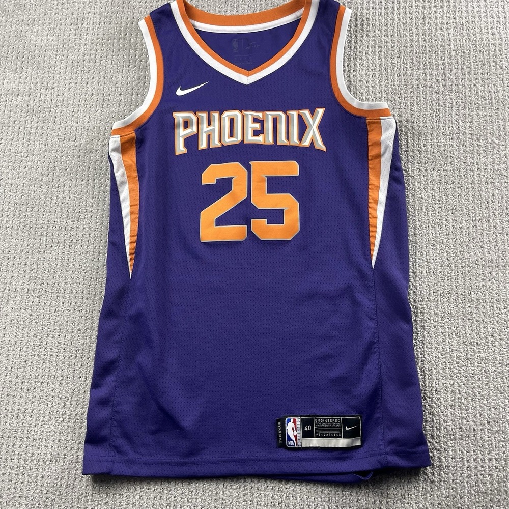 Mikal Bridges Phoenix Suns Nike Swingman Jersey Mens 40 Small Icon Edition